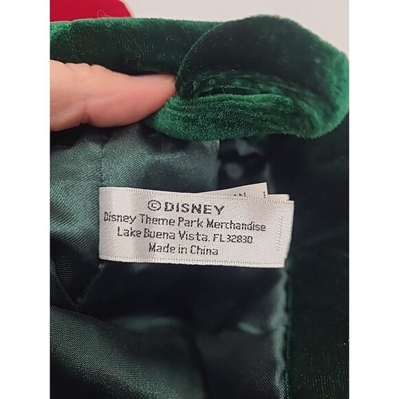 Vintage Disney Parks Mickey Mouse 3D Christmas Stocking 20" Velvet - Picture 4 of 5